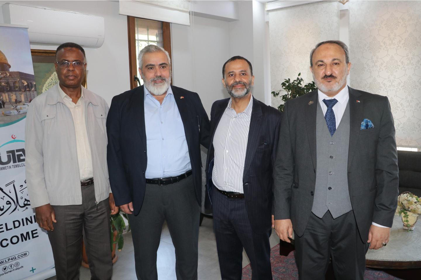 الرابطة تستقبلُ وفدًا من لجنة الصداقة البرلمانية الفلسطينية التركية في المجلس الوطني الفلسطيني