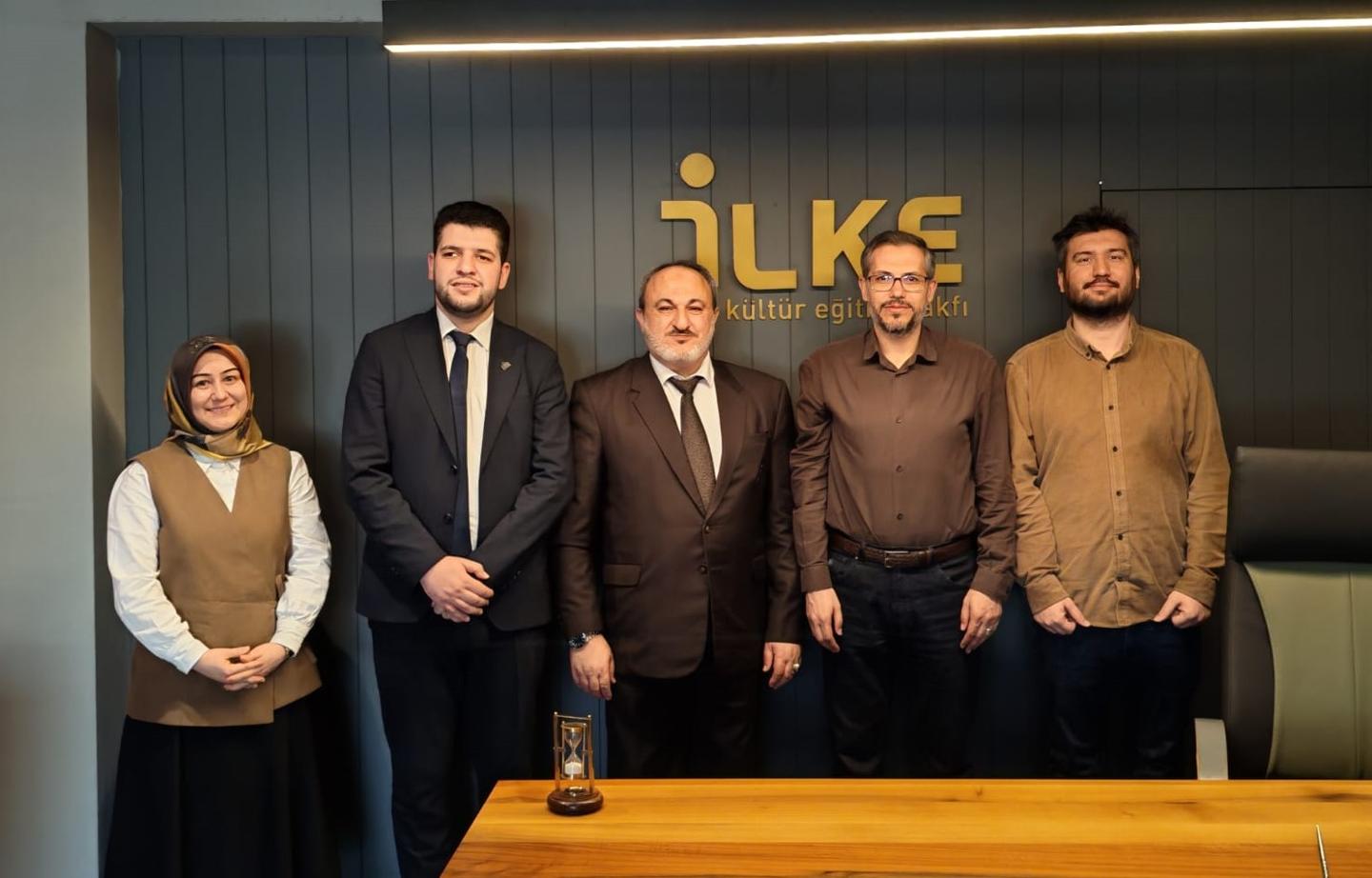 Araştırma ve Parlamenter İş Birliğini Güçlendirmek Amacıyla Platform Heyetinden "İLKE" Vakfına Ziyaret