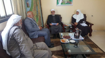 Central governorate deputies meet Major General Tawfiq Abu Naim