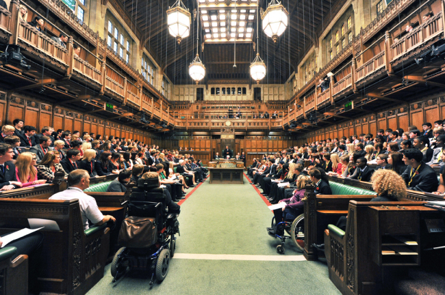 MPs debate Israeli settlements in the Occupied Palestinian Territories in the House of Commons Chamber