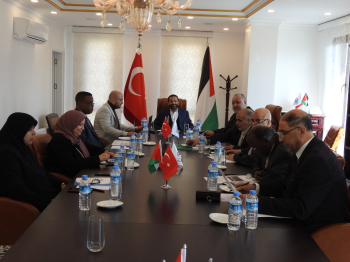 The executive body of the League of "Parliamentarians For Al-Quds" meets to discuss its agenda