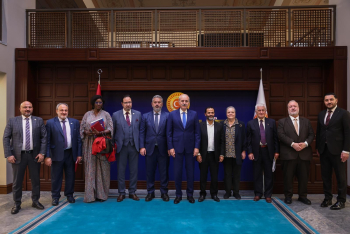 Executive Committee of the League Meets with Turkish Parliament Speaker Prof. Numan Kurtulmuş