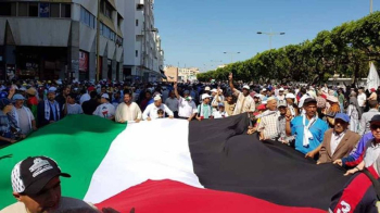 Maroc: manifestation à Rabat contre la normalisation arabe avec israél