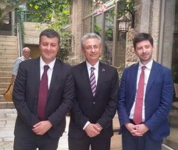 Barghouti meets an Italian parliamentary delegation