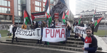 Palestine rights supporters target Puma in nationwide action