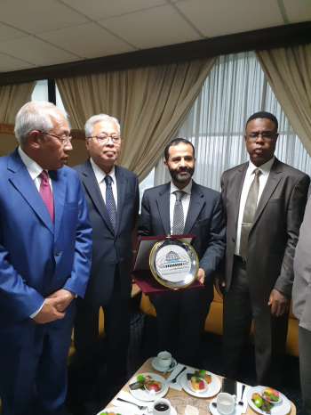 The delegation of "Parliamentarians for Al-Quds" meets opposition leader in Malaysia Sabri Yaqoub