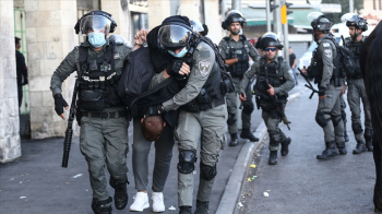 İsrail Polisi Şeyh Cerrah Mahallesi'ndeki Gösteriye Müdahalesinde 3 Kişiyi Gözaltına Aldı