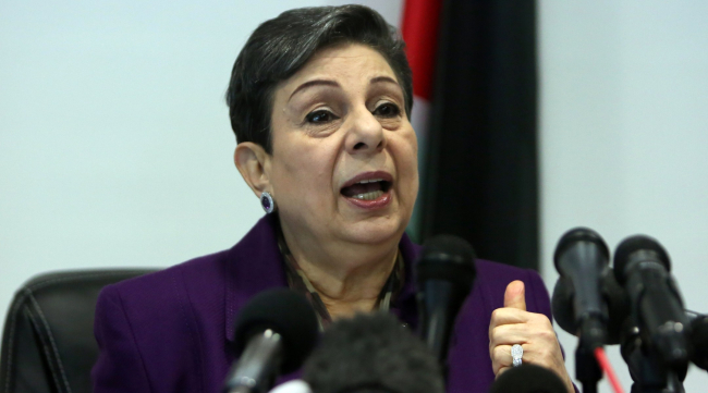 Ashrawi condamne l’arrestations des dirigeants politiques